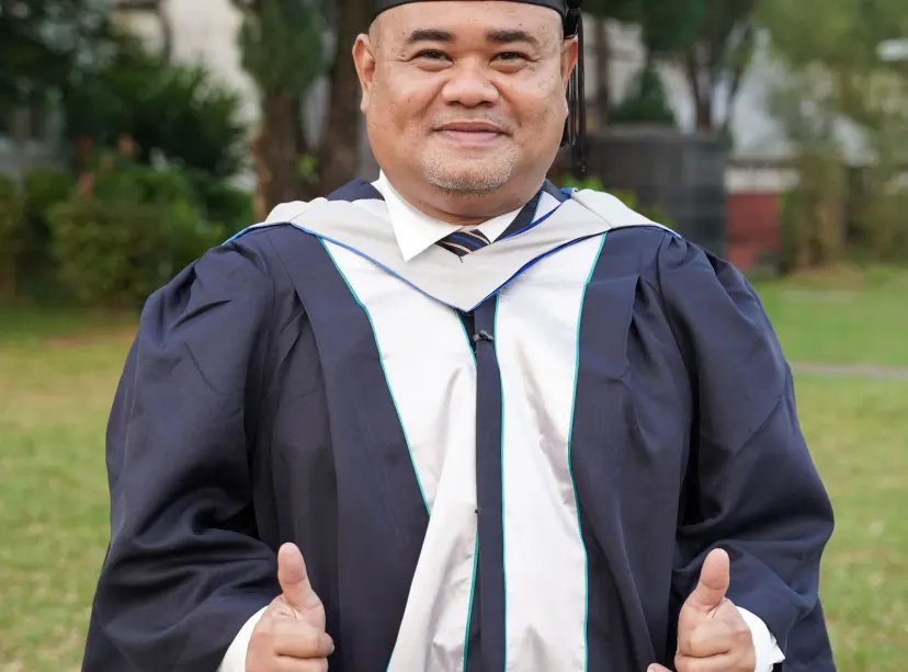 KTAC graduates celebrating after continuing their studies while working